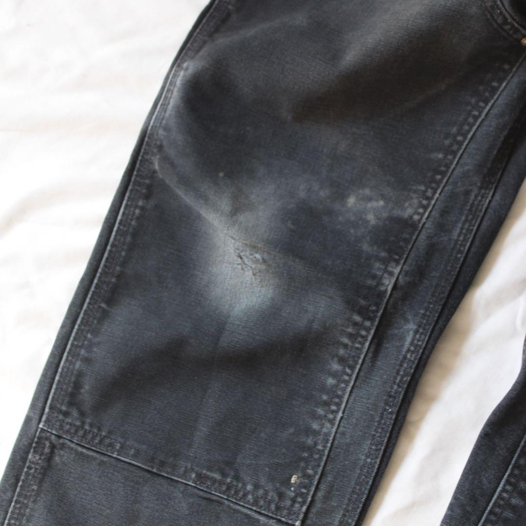 神サイズ•鬼雰囲気 Carhartt ダブルニー ペインターパンツ BLK us