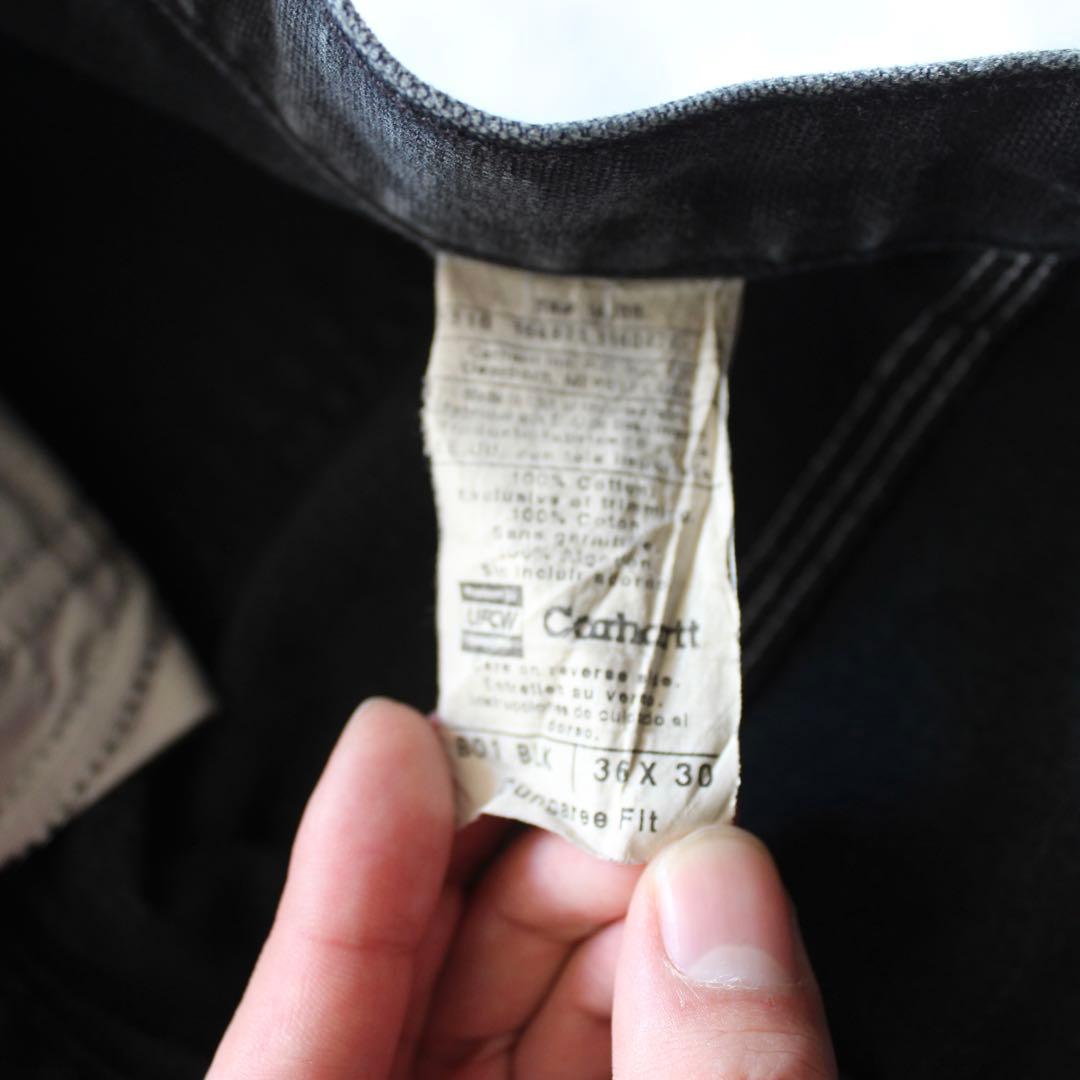 神サイズ•鬼雰囲気 Carhartt ダブルニー ペインターパンツ BLK us
