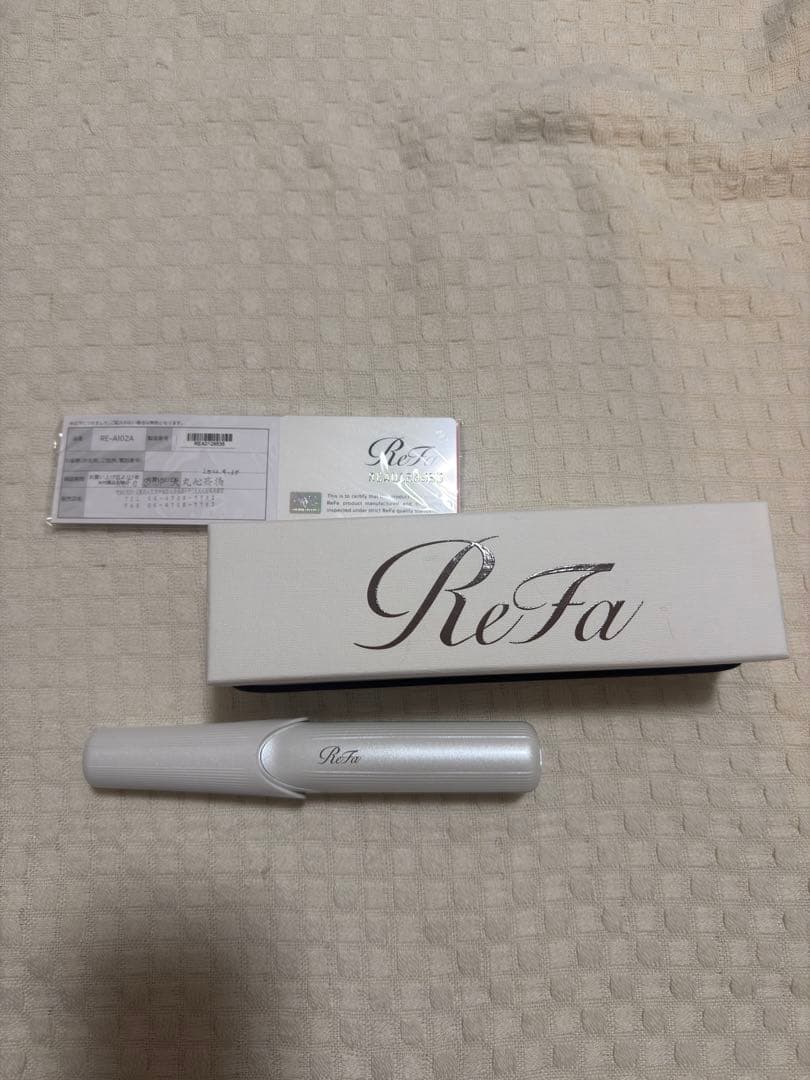 【美品】ReFa フィンガーヘアアイロン ホワイト