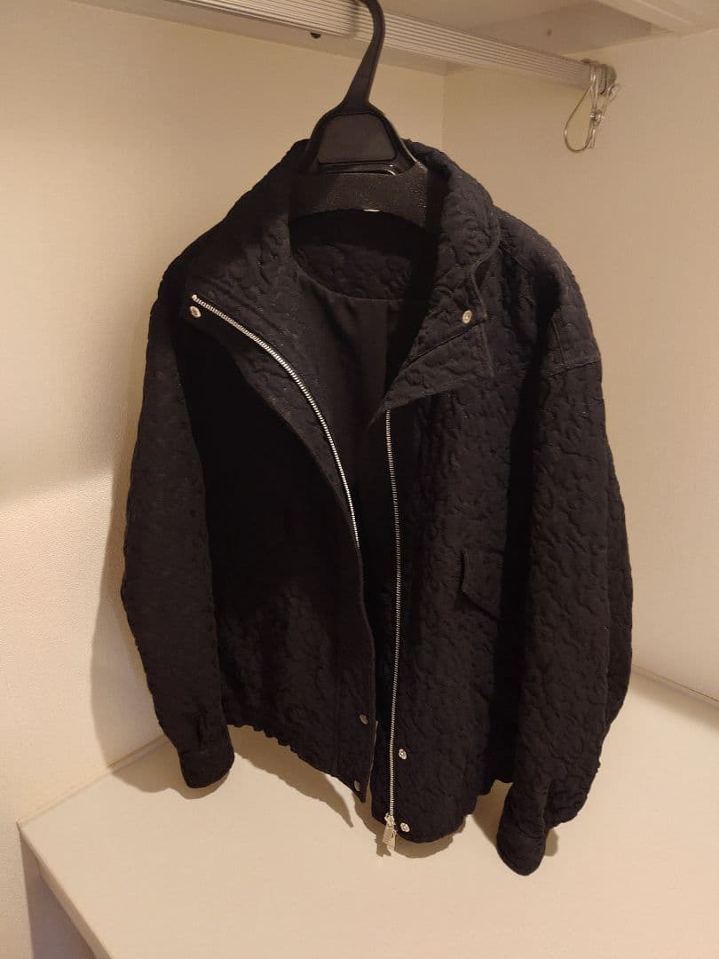 Jeanne jacquard blouson　zipブルゾン