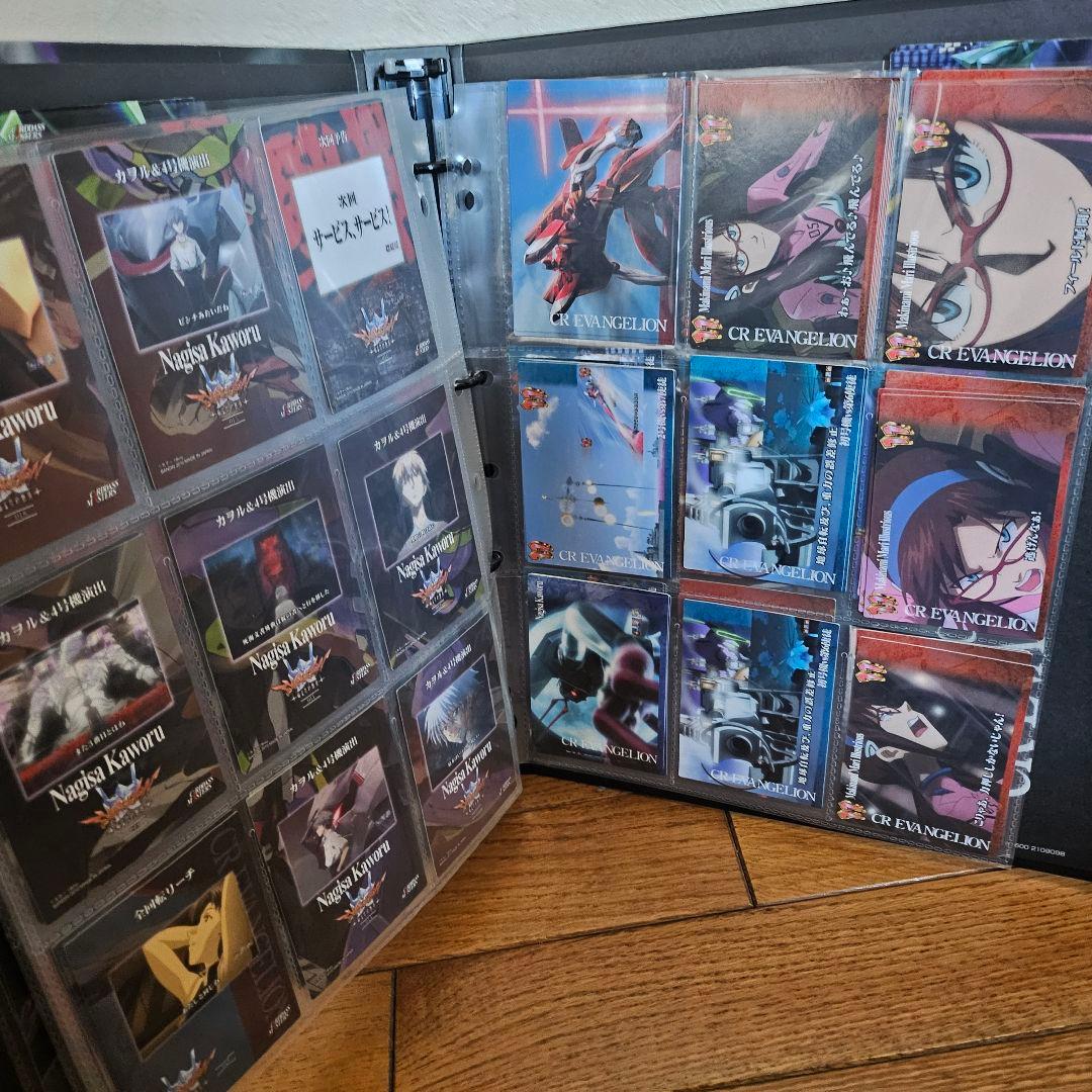 カードダスマスターズ　CRヱヴァンゲリヲンオフィシャルバインダー　　カード付き