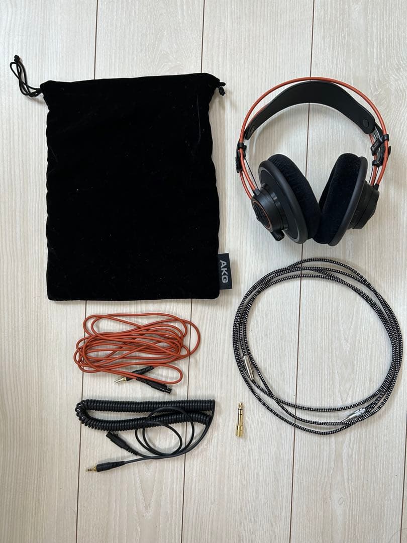 AKG K712PRO モニターヘッドフォン / OYAIDE交換用ケーブル付き