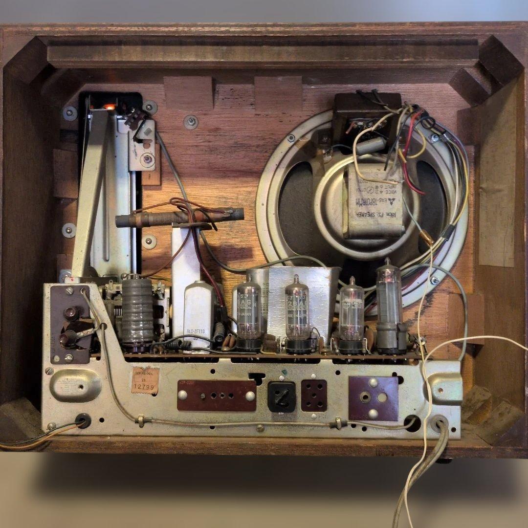 FMの聴ける真空管ラジオ ナショナルパナソニックRE-760 ジャンク