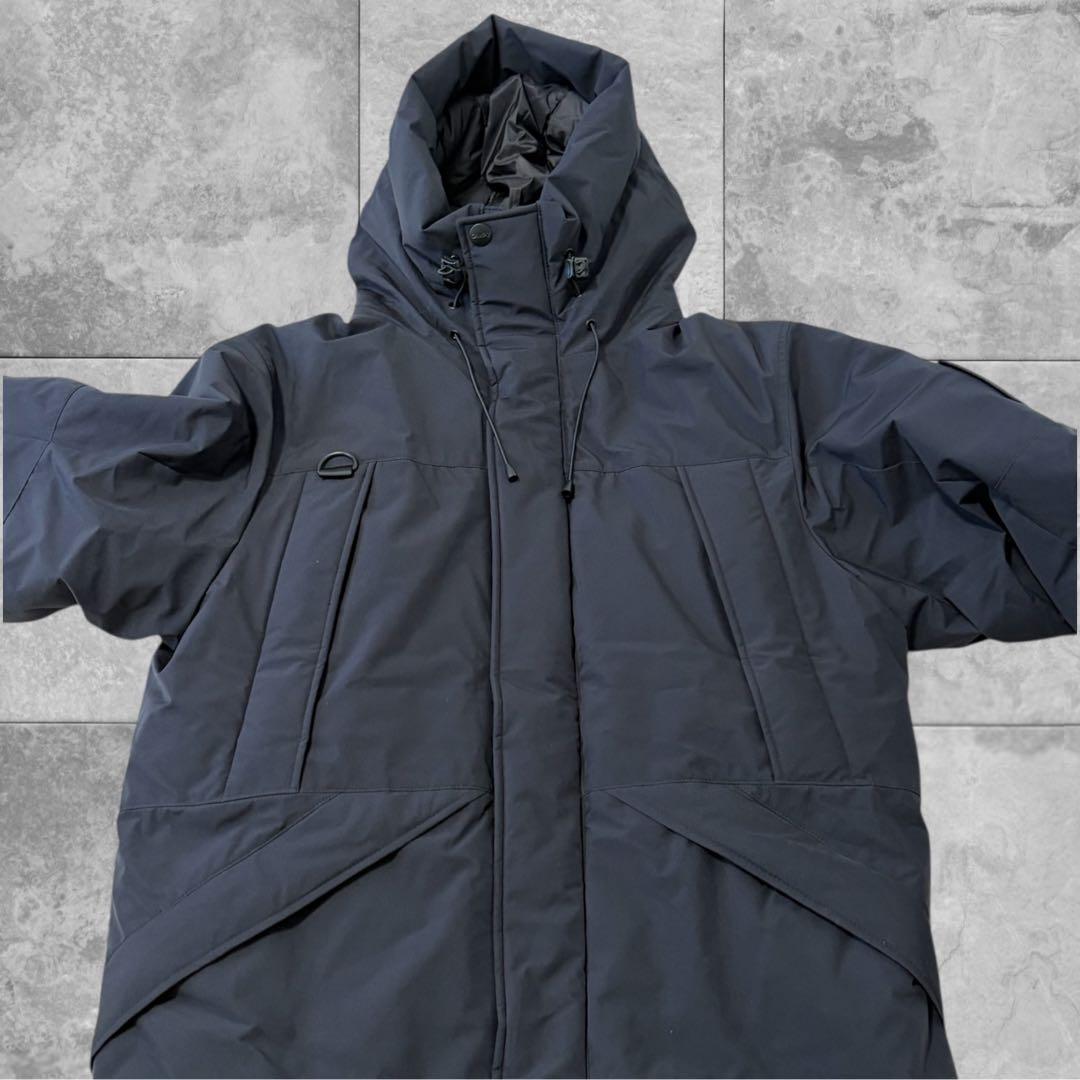 未使用級✨️Camp7 メンズ ダウンジャケット コンビダウン ブラック 黒