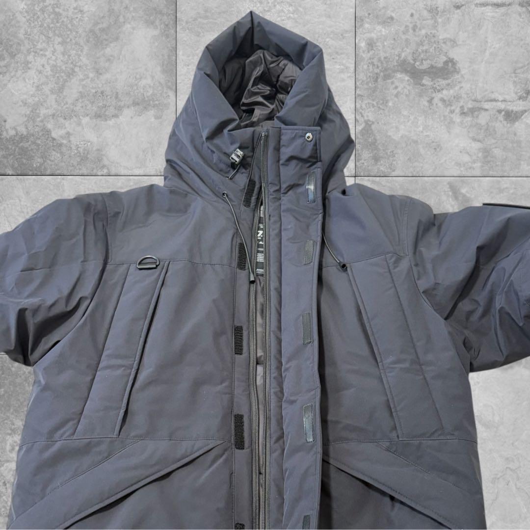 未使用級✨️Camp7 メンズ ダウンジャケット コンビダウン ブラック 黒