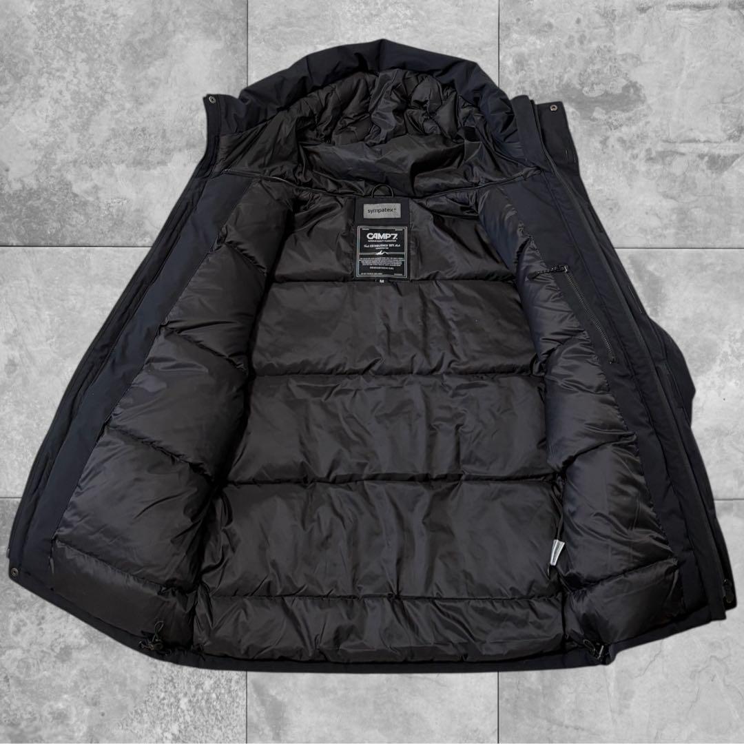 未使用級✨️Camp7 メンズ ダウンジャケット コンビダウン ブラック 黒