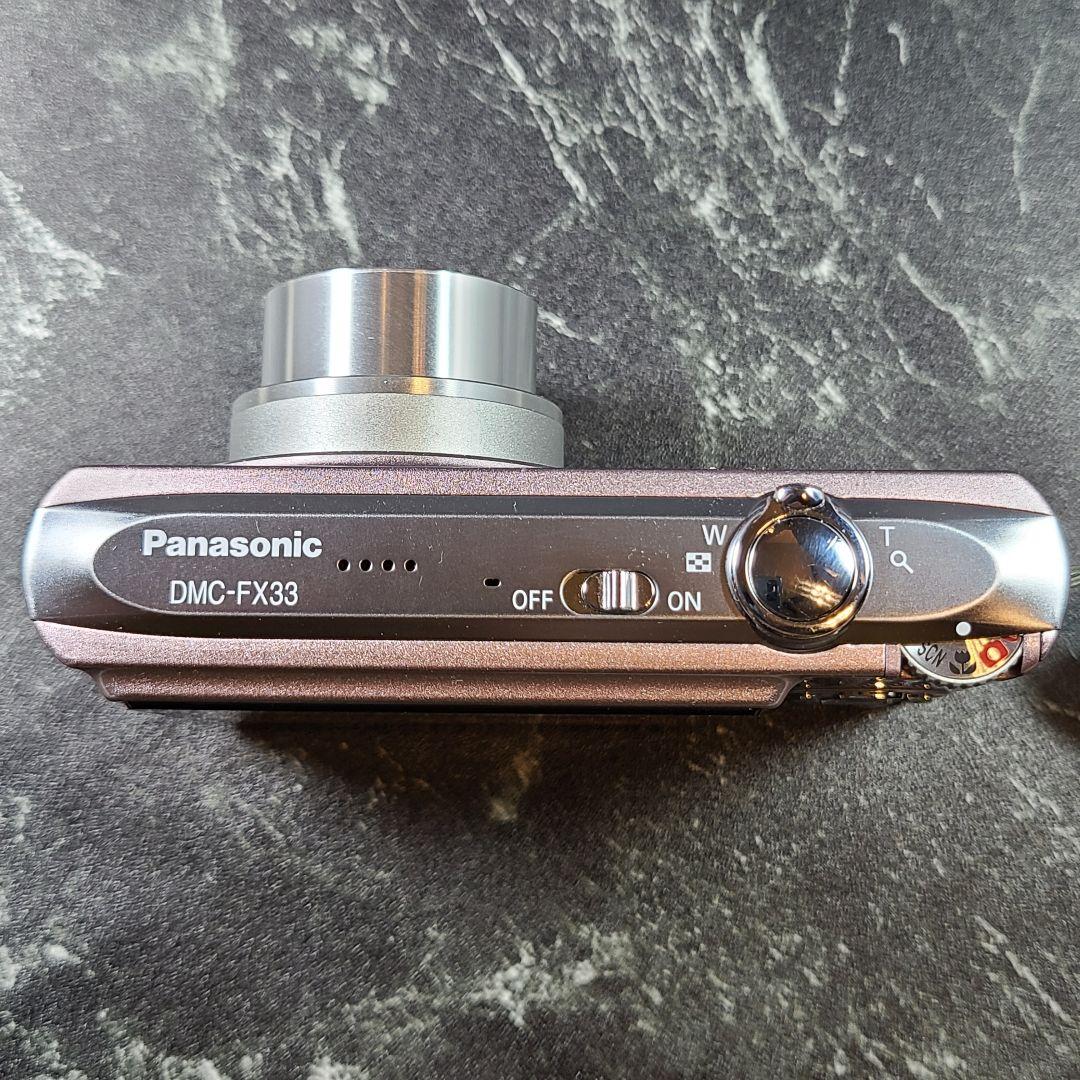 付属品完備【Panasonic】DMC-FX33-P　デジタルカメラ　ピンク