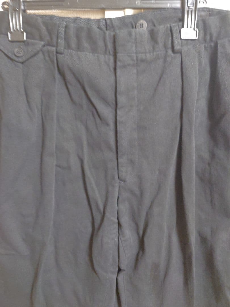 k*k様 W37L32 Super Black ポロチノ 2タックパンツ any