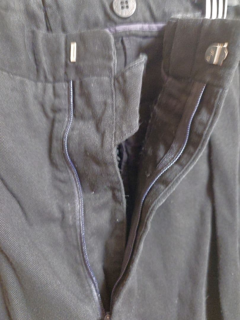 k*k様 W37L32 Super Black ポロチノ 2タックパンツ any