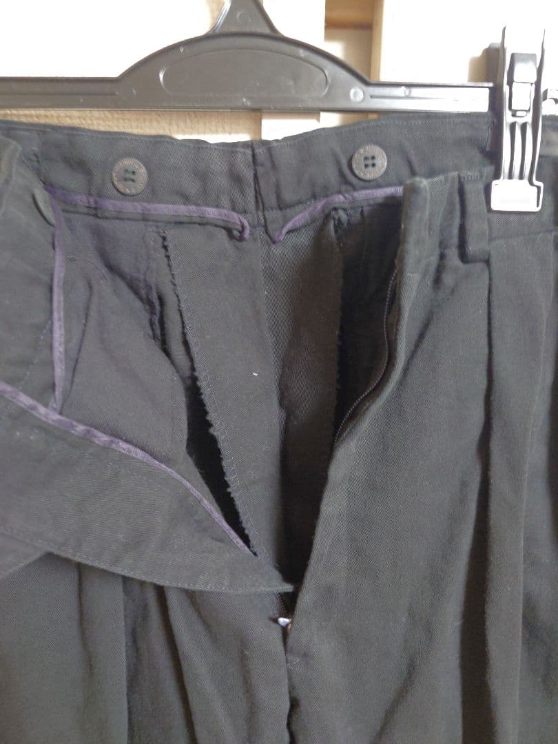 k*k様 W37L32 Super Black ポロチノ 2タックパンツ any