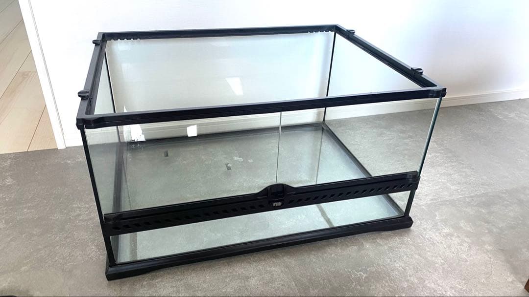 グラステラリウム6030 60×45×30 ガラス製 飼育ケージ 透明 2扉