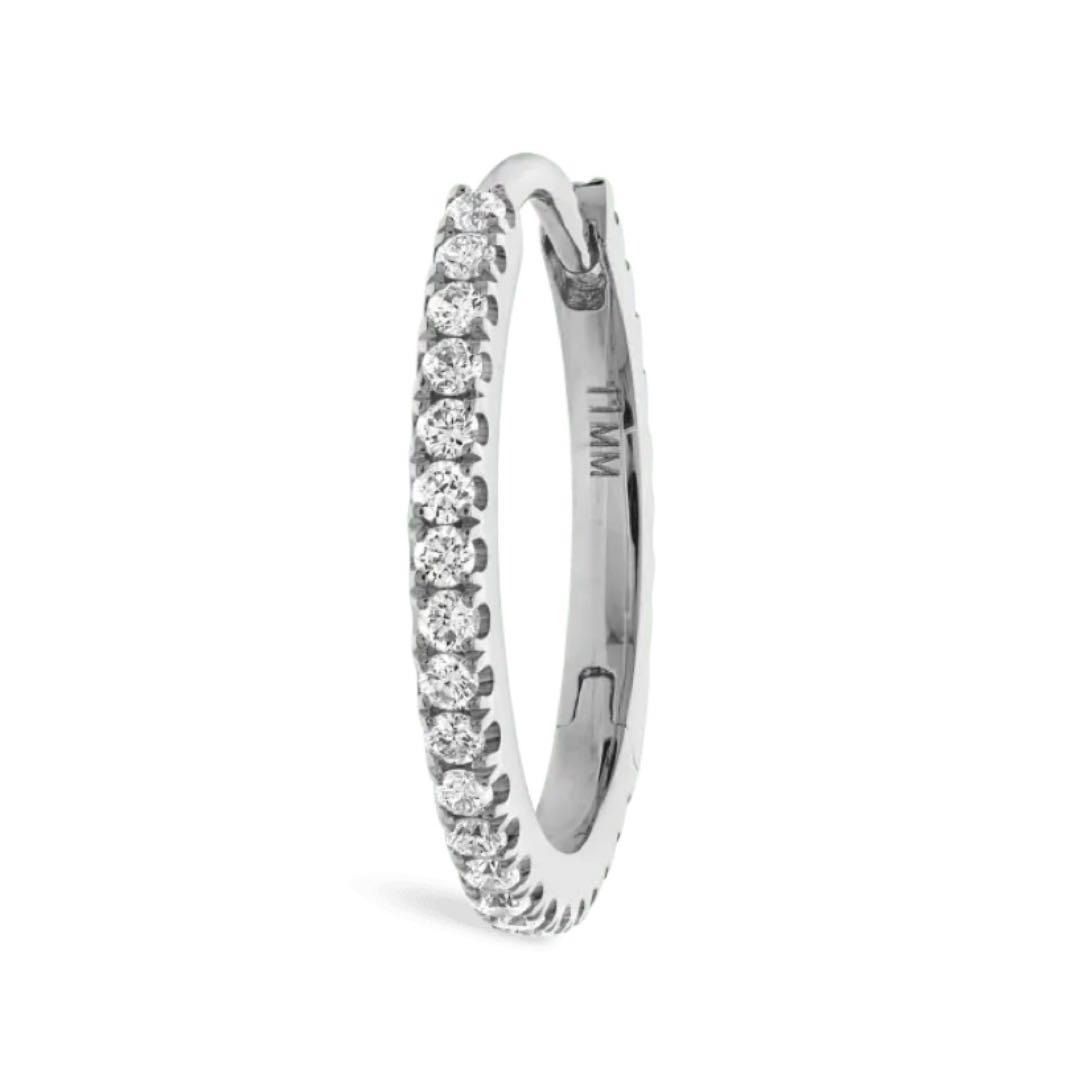 18K マリアタッシュ MARIA TASH ダイヤモンドクリッカーピアス