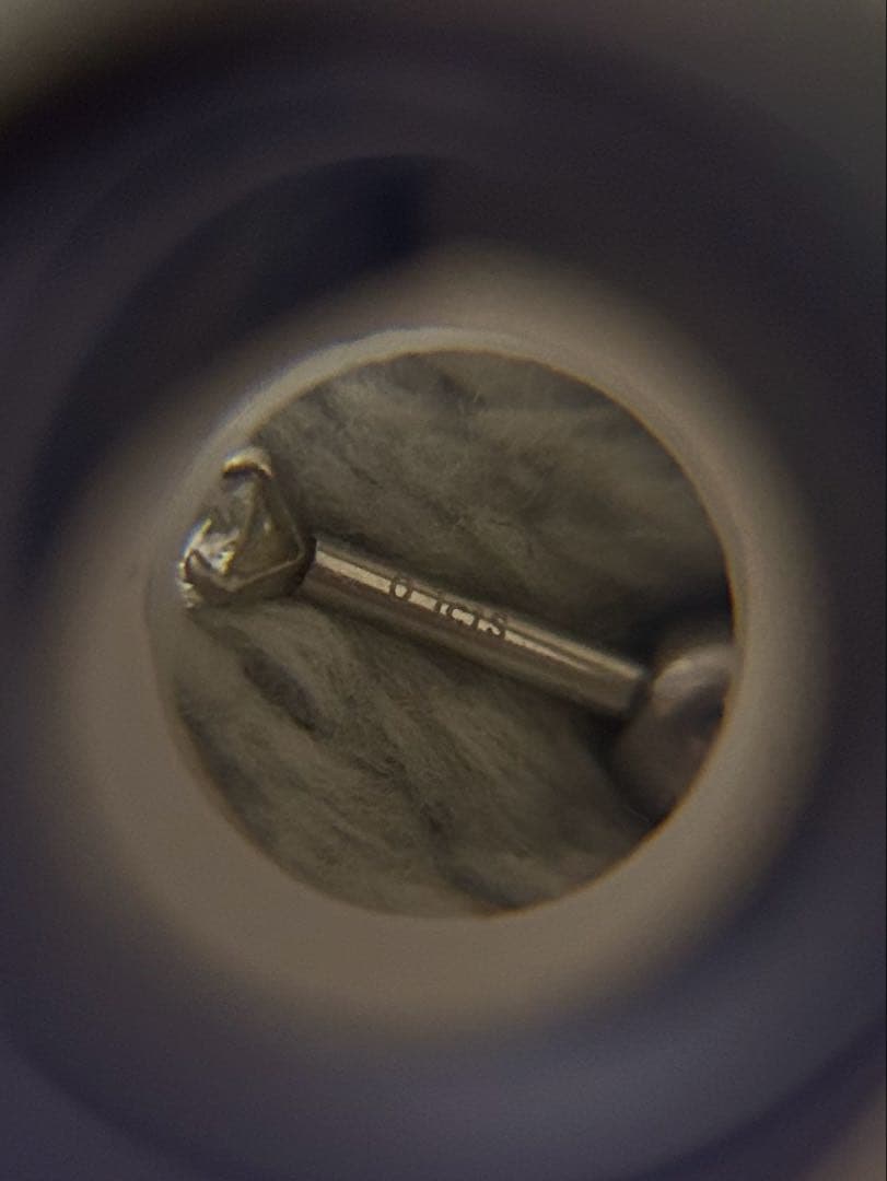 小ノ極 Sグレード ダイアモンド ピアス 16G 6mm