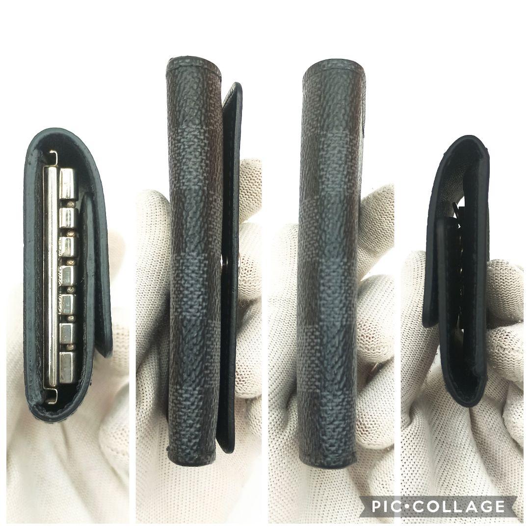 【美品S】ルイヴィトン　ミュルティクレ6連　ダミエグラフィット　キーケース