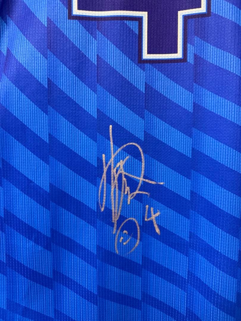 最終値下　Lサイズ 新品 DeNA 度会 選手 サイン入り レプリカユニフォーム