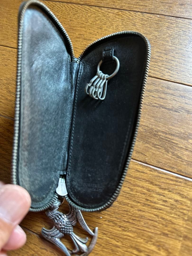 PORTER WALL ウォール キーケース レザー シルバーペンダント付