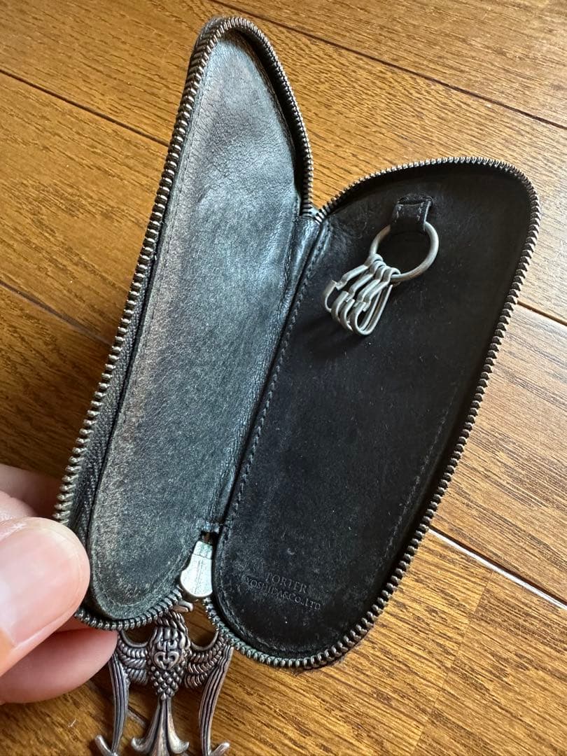 PORTER WALL ウォール キーケース レザー シルバーペンダント付