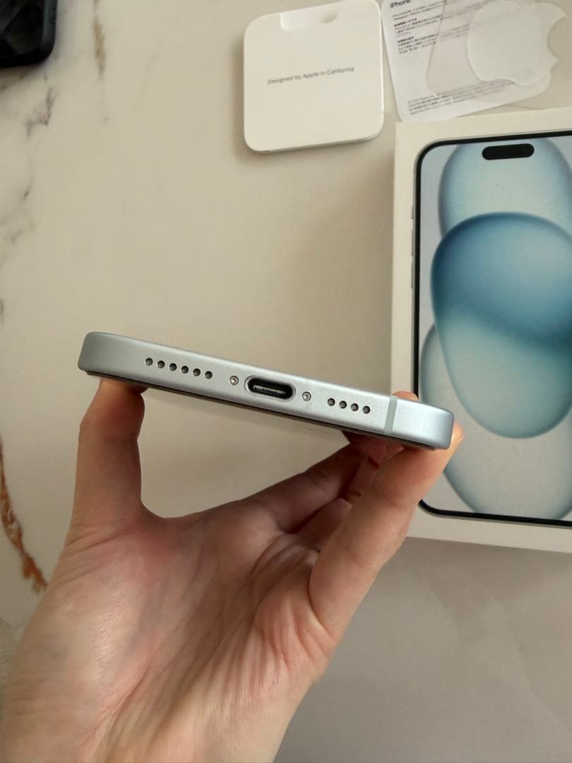 iPhone 15 plus ブルー 128GB