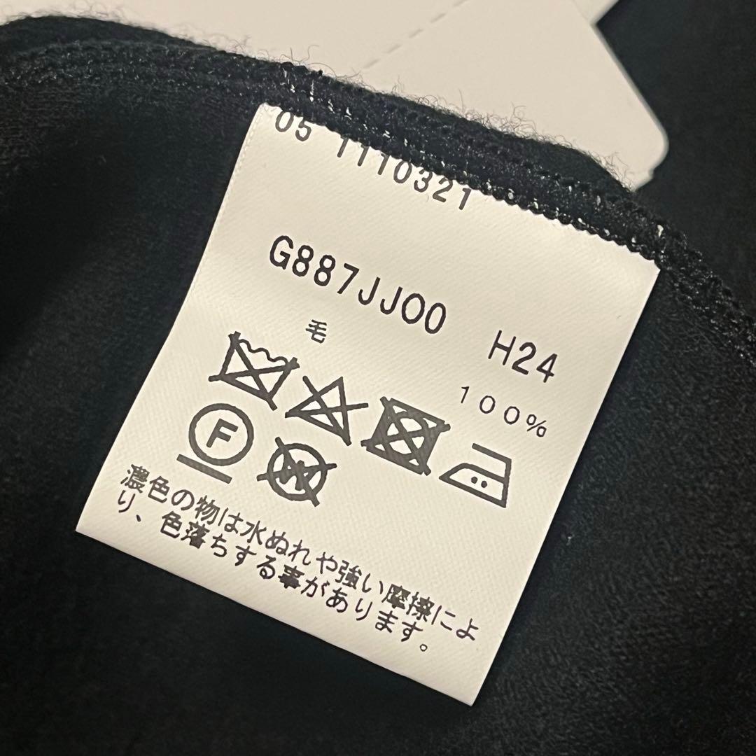 新品タグ付き　完売　アニエスベー　ウール　アンコンテーラードジャケット　M 黒