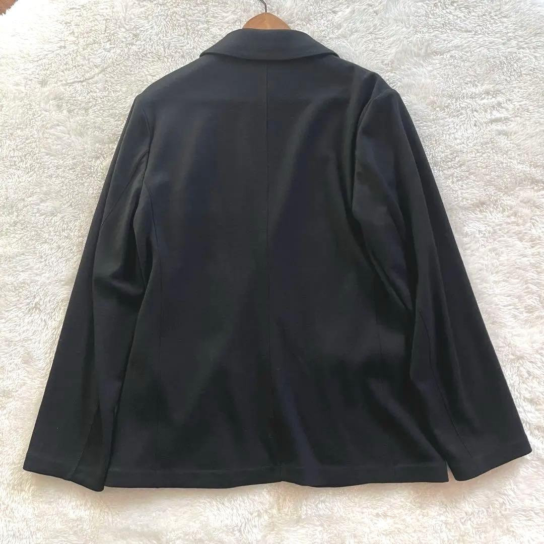 新品タグ付き　完売　アニエスベー　ウール　アンコンテーラードジャケット　M 黒