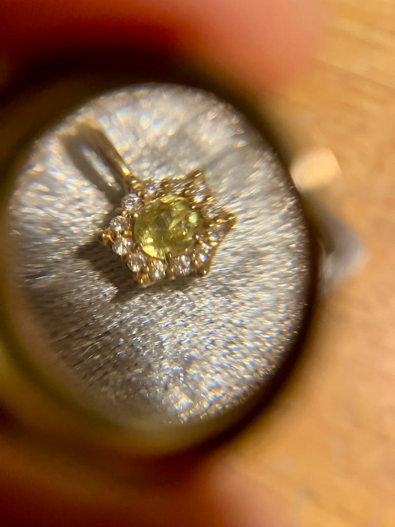 き*ん様 K18＊スフェーン星型 ペンダントトップです