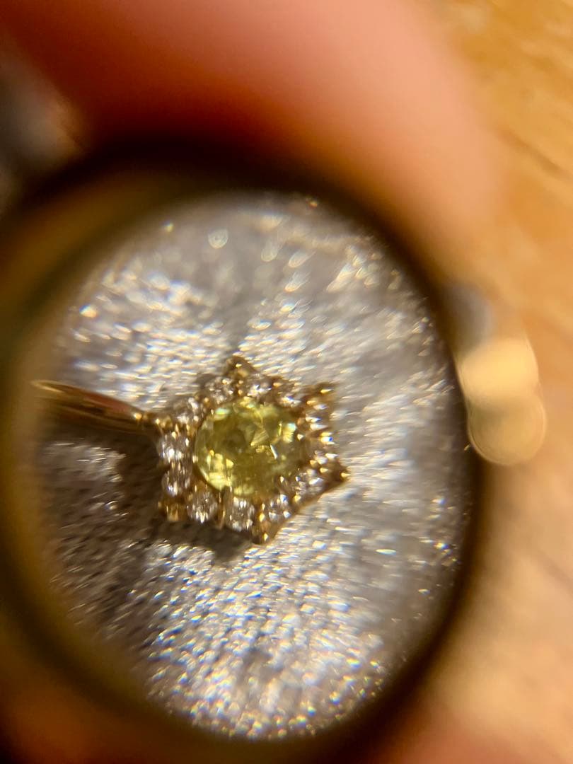 き*ん様 K18＊スフェーン星型 ペンダントトップです