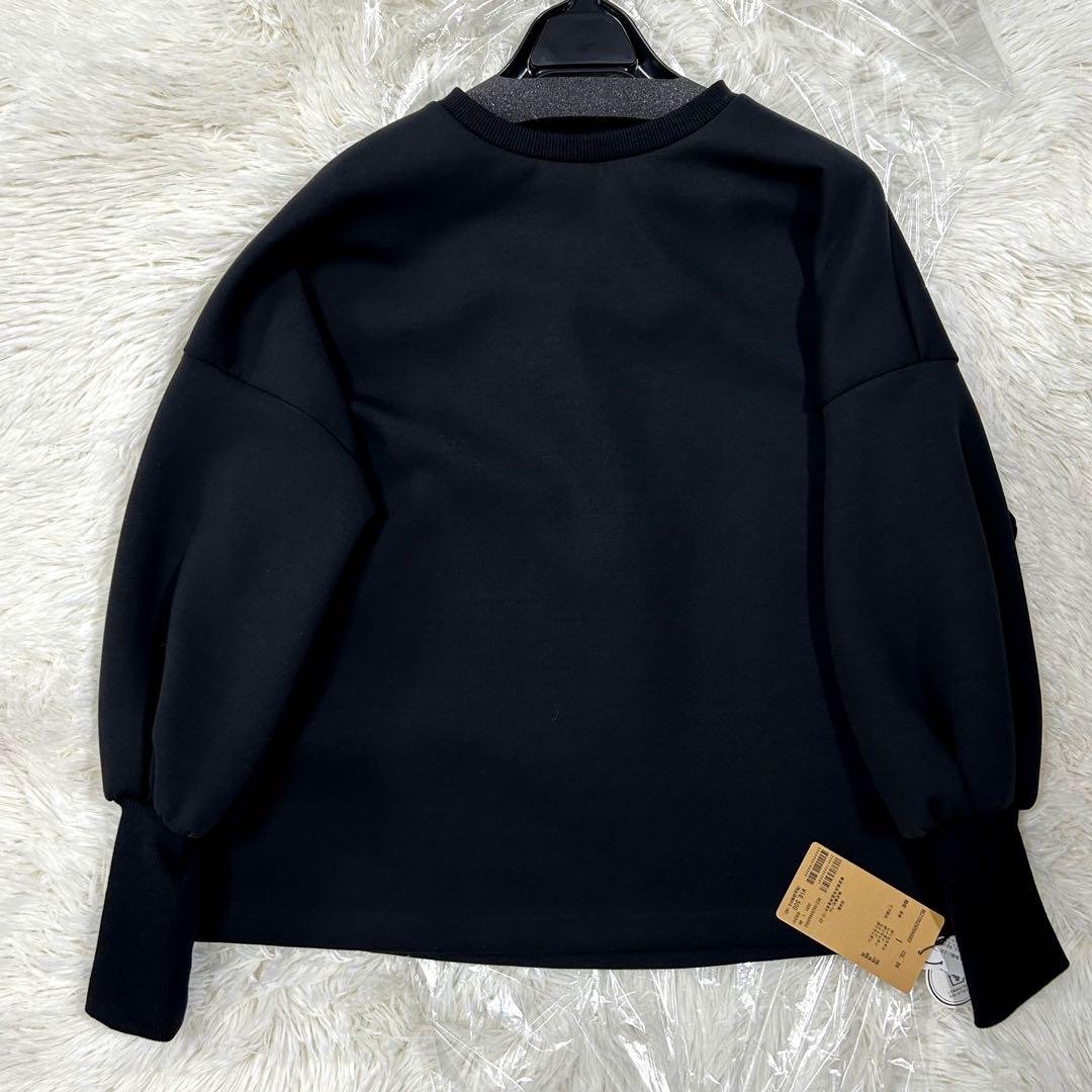 2025A/W 新品タグ付き　ビアズリー ダンボールパフトレーナー ブラック　1