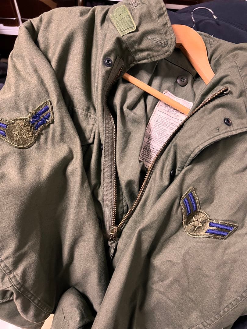 80s US ARMYミリタリー M65 ジャケット large-short