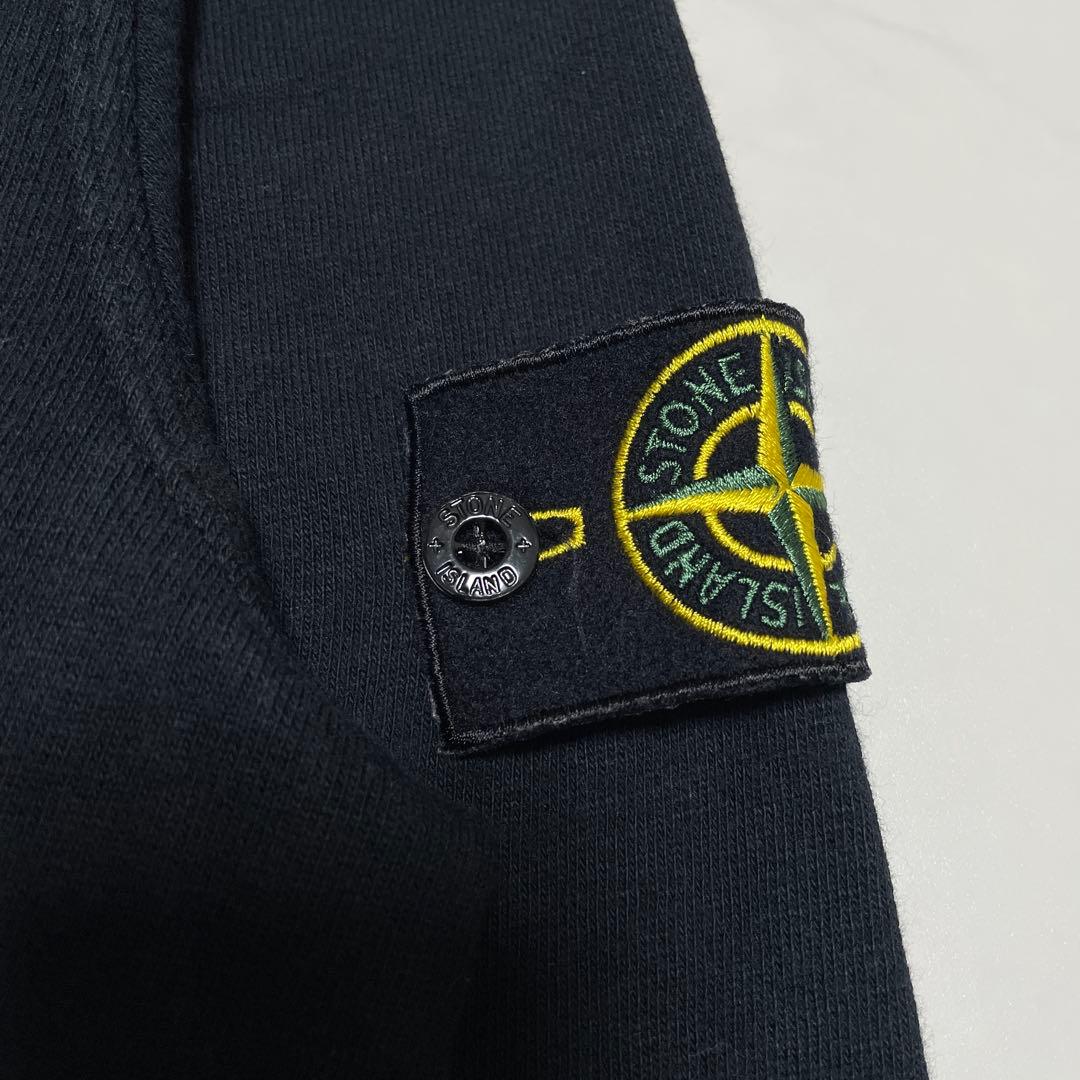 STONE  コットン　クルーネック　トレーナー　ブラック　Sサイズ