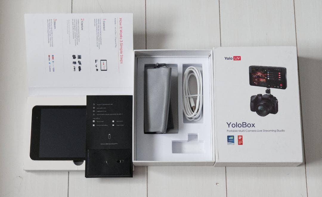 Yololiv yoloboxマルチカメラ生放送機 ライブストリーム 初期モデル