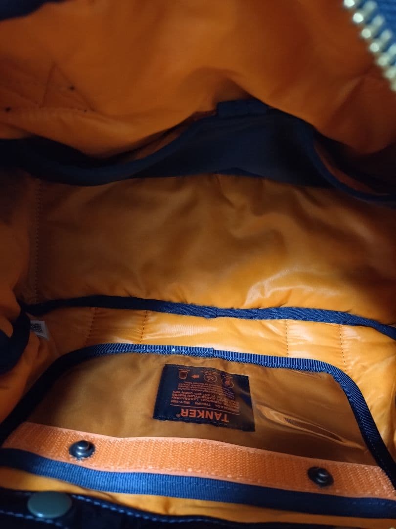 【美品】PORTERポーター TANKER ボストンバッグ アイアンブルー