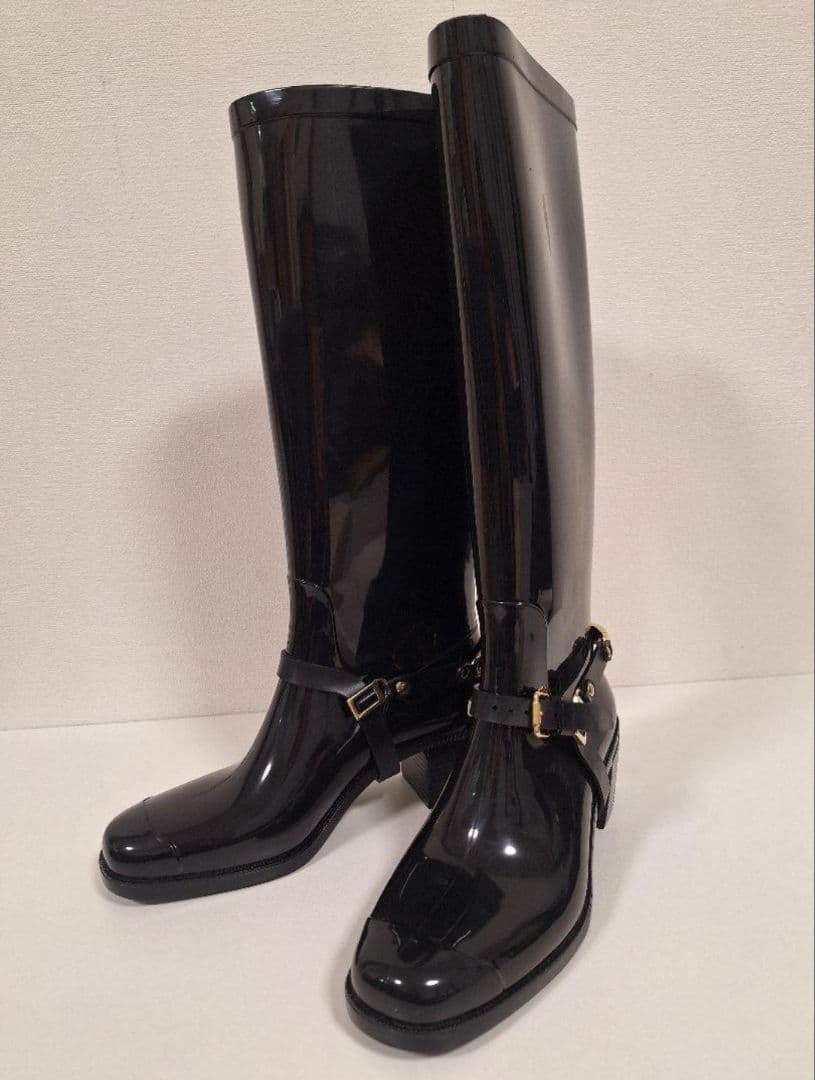 ◎最終セール　極美品【JIMMY CHOO】ブラック長靴 38