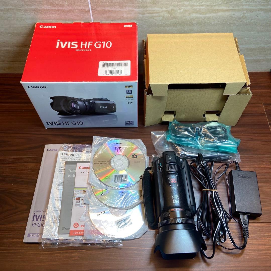 Canon IVIS HF G10 ビデオカメラ ほぼ新品 4082