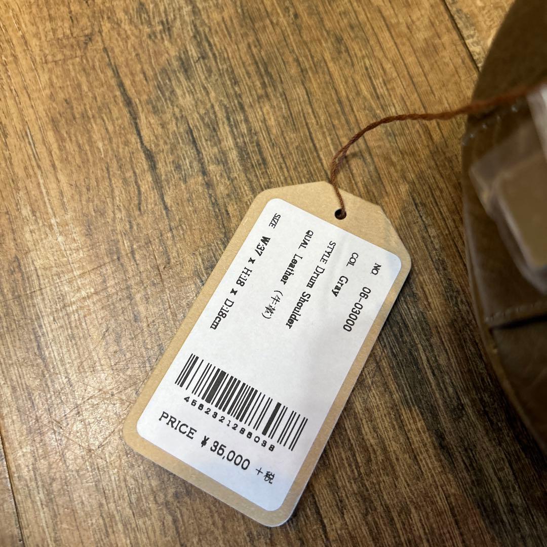 aniary アニアリ ドラム ショルダーバッグ 牛革 レザー