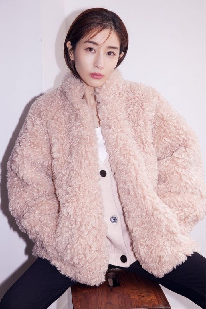 ジャケット・アウター CLANE MINAMI TANAKA CURL FUR SHORT COAT
