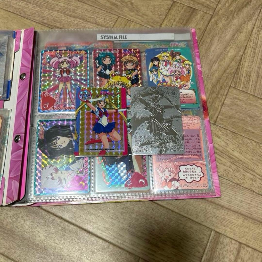 本日最終値下げ！セーラームーン カードダス　ファイル3個　約100枚セット