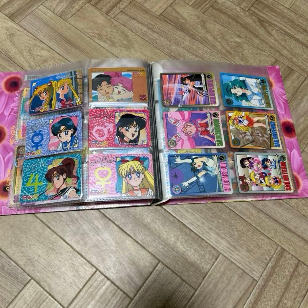 本日最終値下げ！セーラームーン カードダス　ファイル3個　約100枚セット