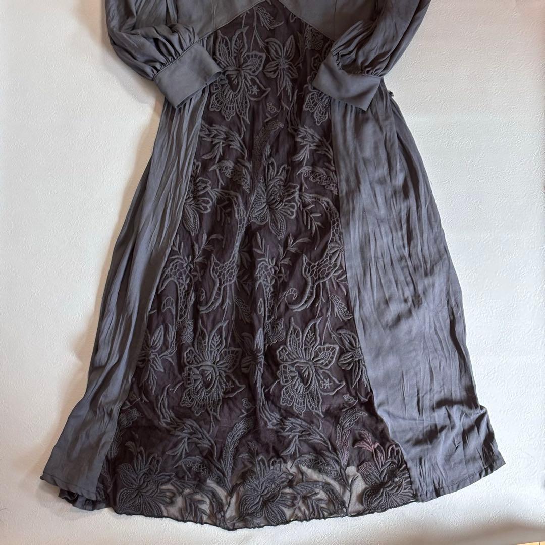 ワンピース AMERI IMEDI EMBROIDERY TULLE LACE DRESS