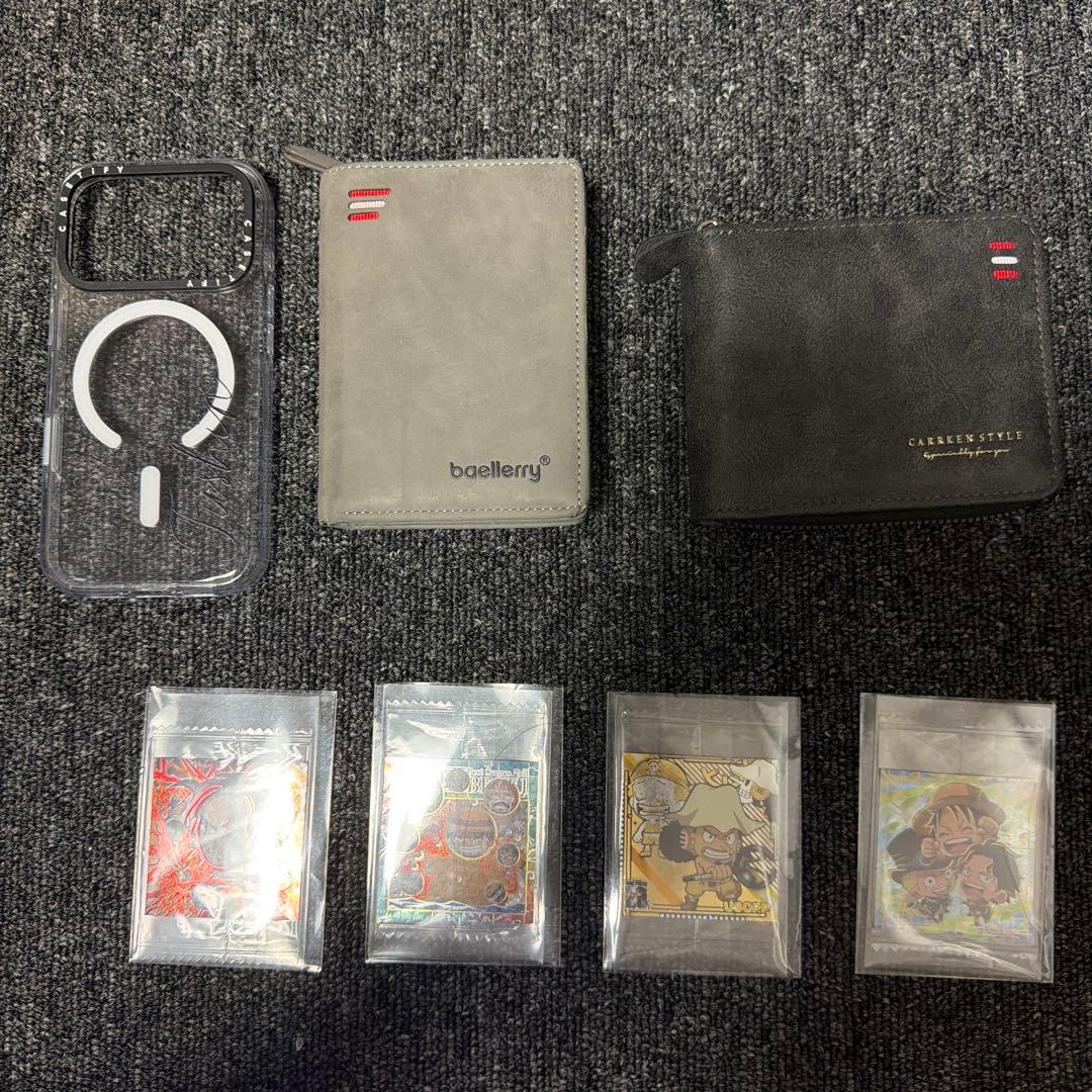 ケースティファイiPhone17Pro、メンズ財布セット、ワンピースシール