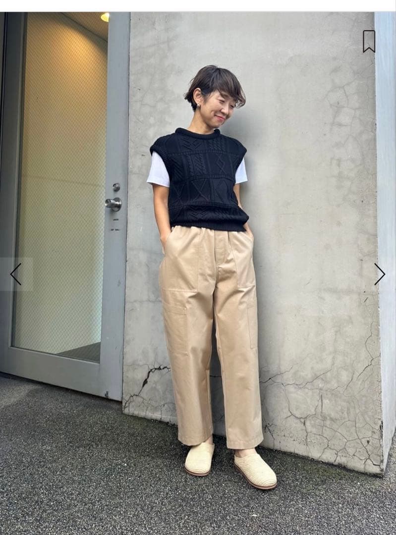 GALERIE VIE コットンパンツ