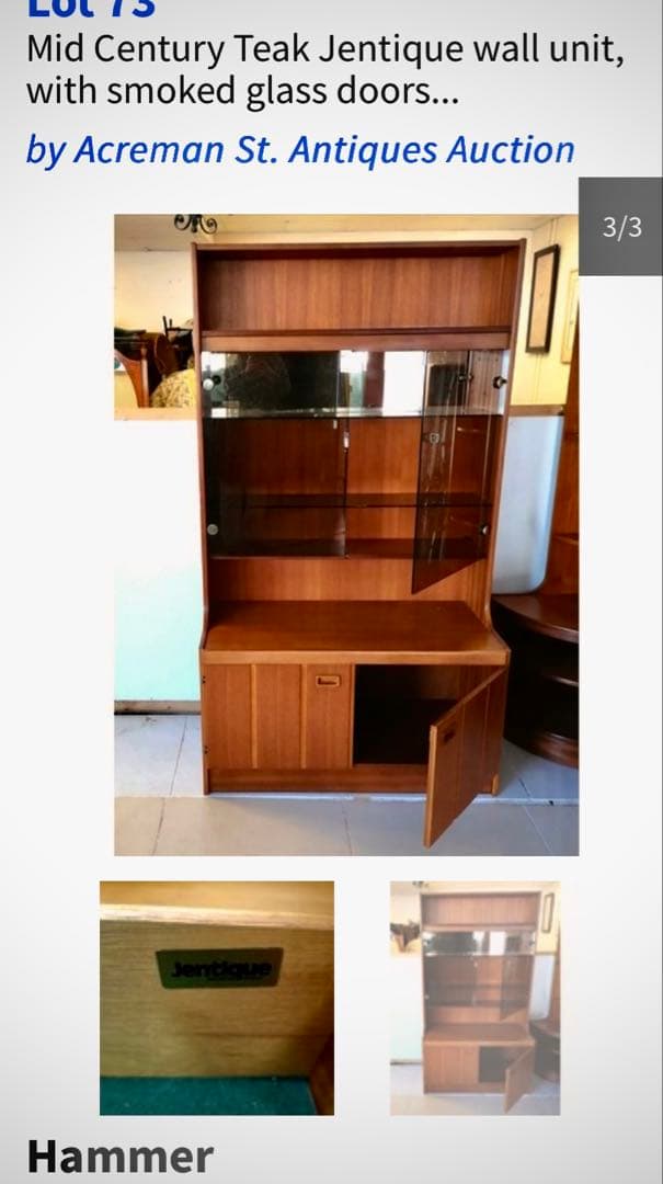 ジェンティーク ウォールユニット　キャビネット