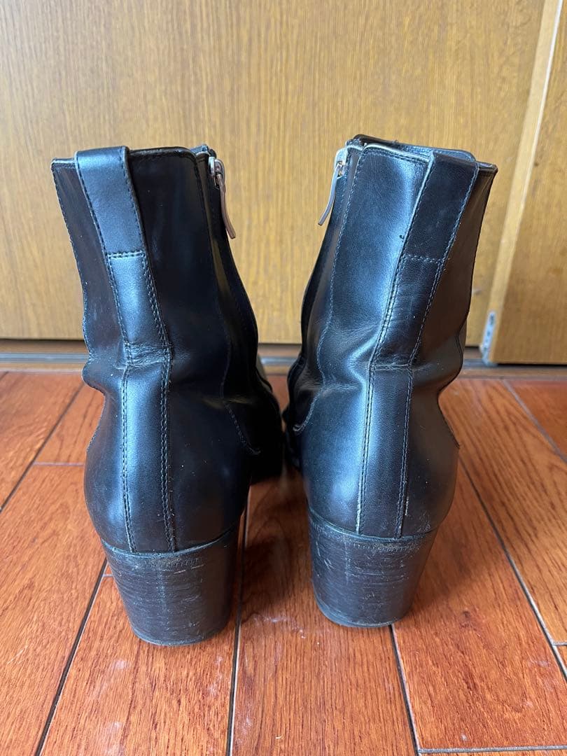 初期around the shoes YSL ジョニー木型同型 ヒールブーツ