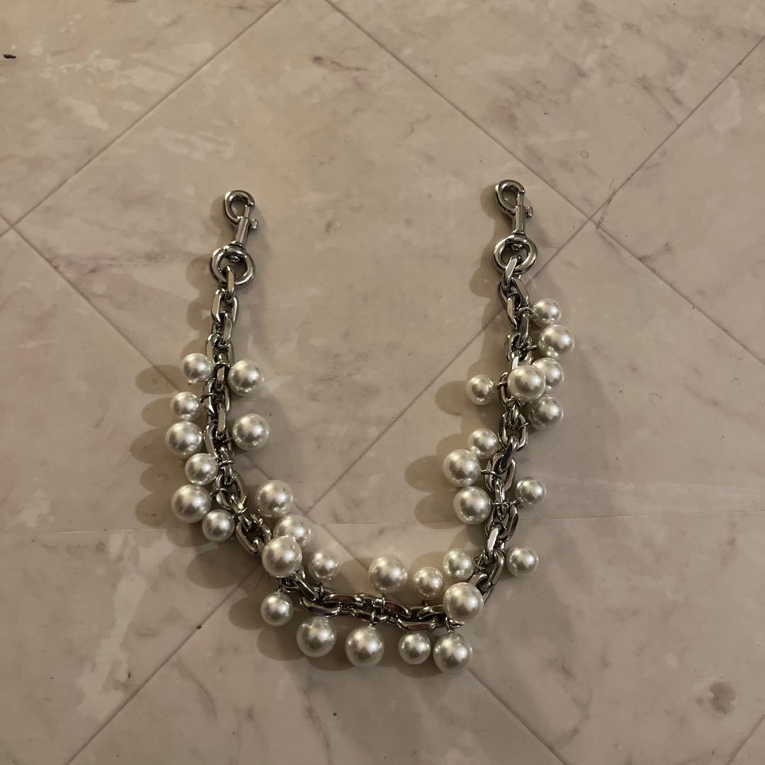 MARC JACOBS ショルダーストラップ　パール　箱付き