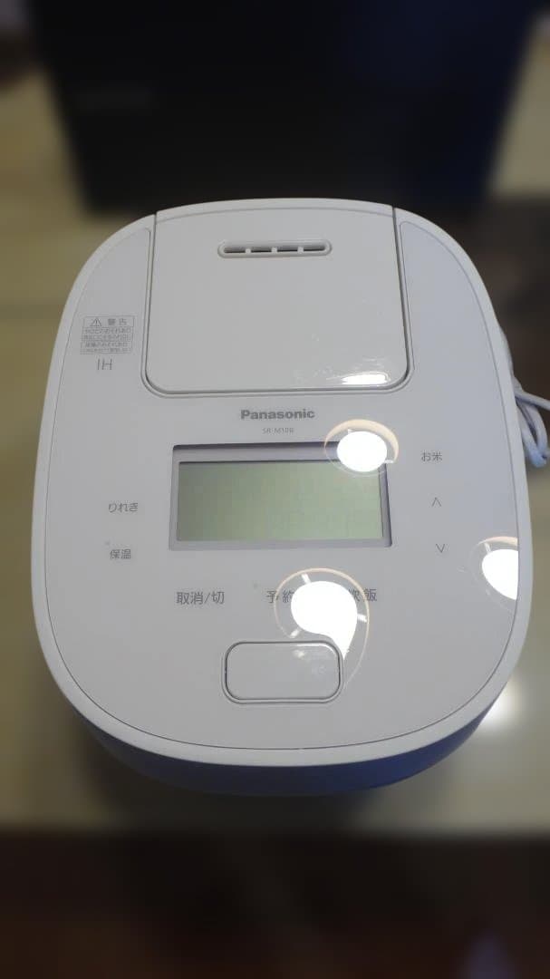 パナソニック 圧力 IH 炊飯器 SR-M10B おどり炊き 白 5.5合中古品