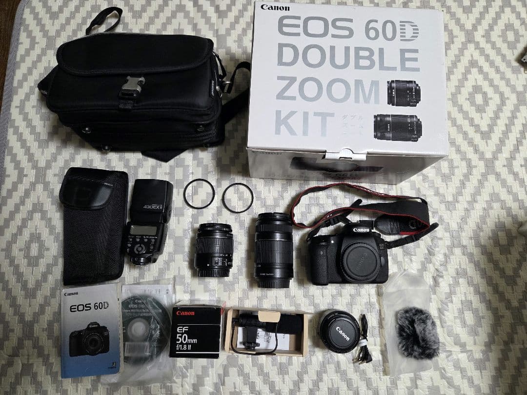 Canon EOS 60D ダブルズームキット＋付属品多数