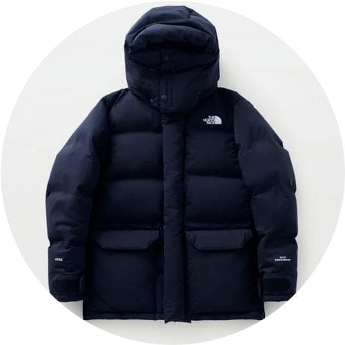 THE NORTH FACE × HIKE S 黒 WS BIG DOWN