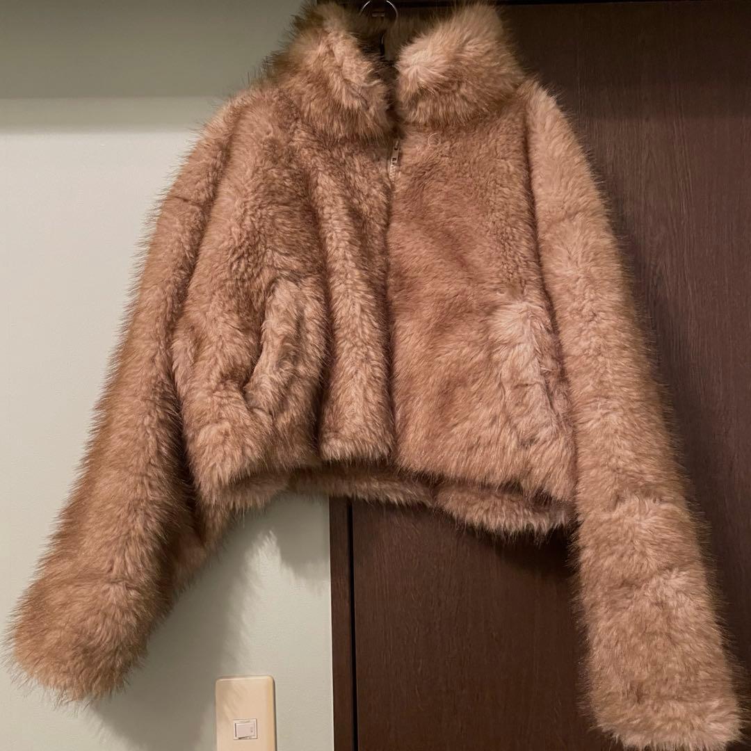 【完売品】maison.celon / eco fur short jacket