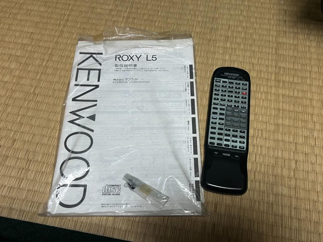 KENWOOD ROXY L5 コンパクトコンポステレオ 動作確認済 中古品