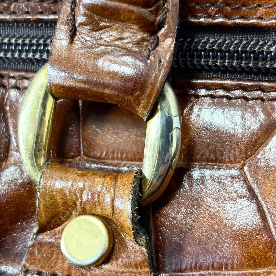 バリー ボストンバッグ 大容量 ゴールド金具 イタリア製 ロゴ金具 旅行カバン