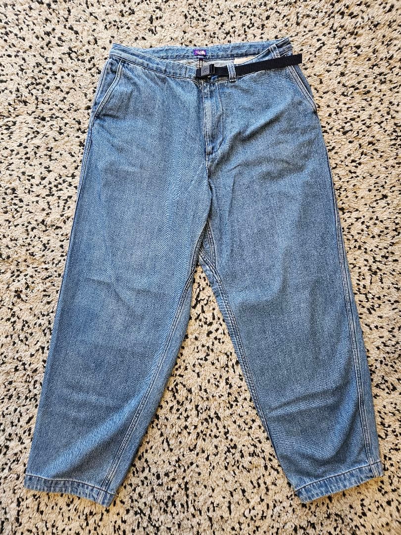 パープルレーベル　Denim Wide Tapered Field Pants
